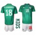 Mexiko Andres Guardado #18 Replika Babykläder Hemma matchkläder barn VM 2022 Korta ärmar (+ Korta byxor)